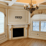 Crown Molding and Custom Trim Dining Area